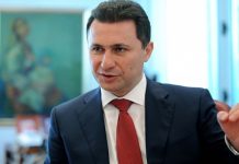 Премиерот Никола Груевски денес во кратка посета на Подгорци.