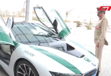 Уште едно подновување на полицијата во Дубаи со BMW i8