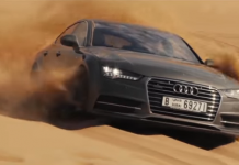 Audi A7 Sportback quattro низ пустините во Дубаи (видео)