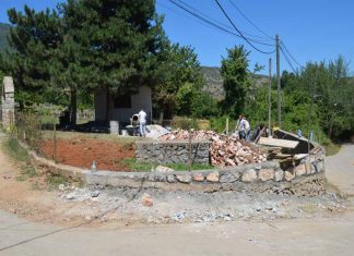 (Фото) Уредување на муслиманските гробишта во населба Подгорци