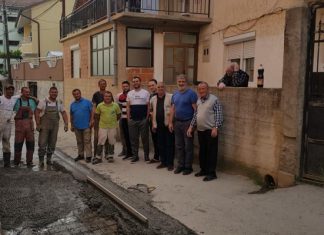 (Фото) МС Подгорци: Од проектот на санирање на локални патишта на населба Подгорци