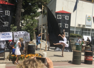 Со перформанс „Мора мораториум“ се протестираше за заштита на Охридско Езеро