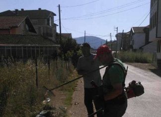 Расчистување и уредување на делови на Струга