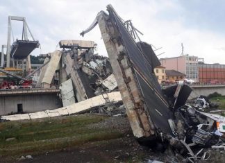 Бројот на жртви при уривањето на мостот во Џенова се зголеми на 22 лица