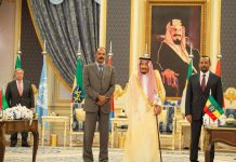 Етиопија и Еритреја во саудискиот главен град Џедда потпишаа мировен договор, за нормализација на односите на завојуваните земји