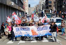 Граѓаните на Амстердам протестираа против политката на ЕУ кон бегалците