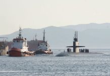 (Видео) Американска атомска подморница влезе во Средоземното море