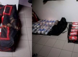 Пронајдени 50 килограми марихуана во близина на Граничниот премин Ќафасан