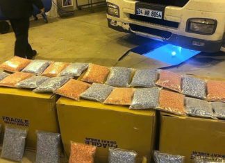 Турската полиција заплени 500.000 таблети дрога на Србско – Бугарската граница