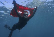 Светската рекордерка Ерџумен изведе историско нуркање во водите на Антарктикот