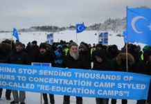 Во Шведска протест поради кинеската политика на кршење на правата на Ујгурите