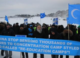 Во Шведска протест поради кинеската политика на кршење на правата на Ујгурите