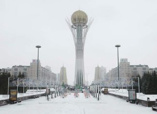 Казахстан: Прекината наставата поради екстремно ниски температури