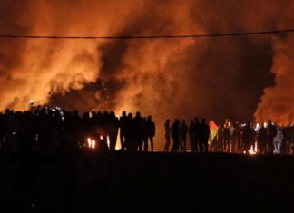 Видео: 13 мина повредени во синоќешниот израелски напад во Газа