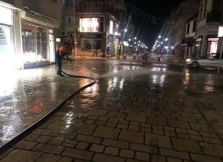 Акцијата за чиста Струга продоложи и вчеравечер