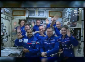 (Видео) Емиратите го имаат првиот муслиман астронаут, кој слета на Меѓународната вселенска станица