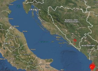 Нови земјотреси на Балканот: Епицентар повторно во Јадранското Море