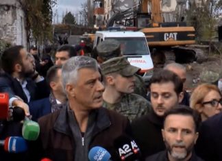 (ВИДЕО) Моментот кога се случи новиот земјотрес во Албанија