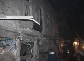 (Видео) Сирискиот режим гранатираше џамија во градот Јиср Ал-Шугур, во Идлиб
