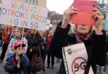 И Љубљана се приклучи на глобалниот протест против 5Г технологијата