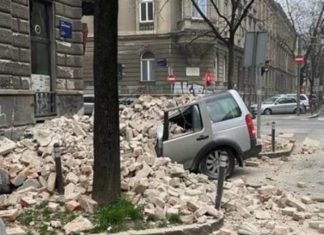 Силни земјотреси го погодија Загреб (Видео)
