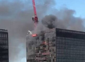(Видео) Пожар во Брисел: Гори зградата на Светскиот трговски центар