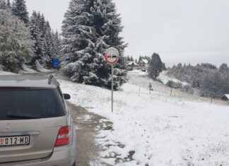 (ФОТО) Падна првиот снег во Србија