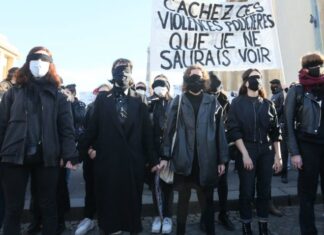 Над 20.000 Французи протестираа против законот за ограничување на снимањето на полицајци