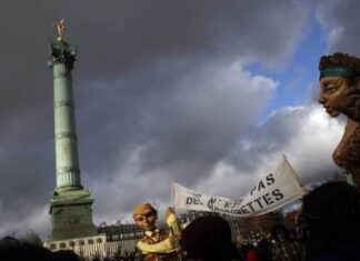 Протести заради затворените театри, кина и музеи