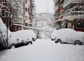 Невидени врнежи од снег во Шпанија
