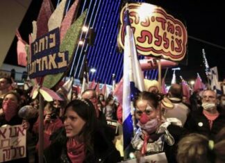 Илјадници Израелци протестираа против Нетанјаху во врска со пандемијата