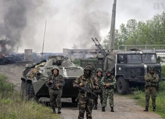 Украинската армија, го гранатираше Доњецк