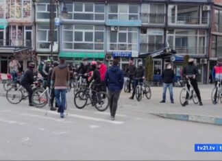 ВИДЕО: Протест во Струга – се бара изградба на велосипедска патека