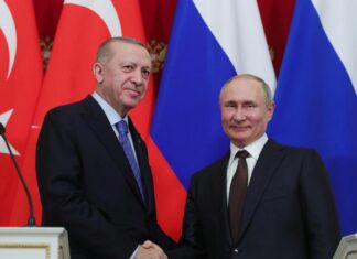 Ердоган му се заблагодари на Путин за поддршката во борбата против шумските пожари