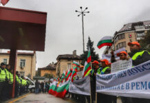 Софија: Протест на градежници поради неисплатени плати