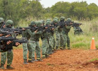 Американската војска гради камп за обука во Тајван