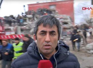 (ВИДЕО) Земјотрес со јачина од 7,5 степени по Рихтер среде репортажа во живо, новинарот едвај останал на нозе
