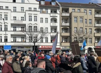 Во Берлин се одржа митинг против испораката на оружје на Киев