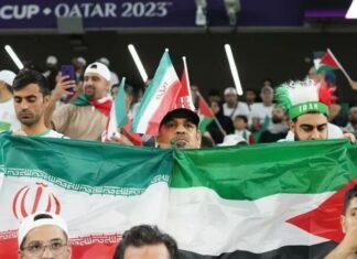 Погледнете ја поддршката за Палестина на првенството во Катар