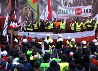 Протестите на фармерите во Полска ја принудија владата да преговара за увоз на храна од Украина